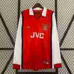 Thailande Maillot 1rd Manches Longues Arsenal Retro 1998 1999