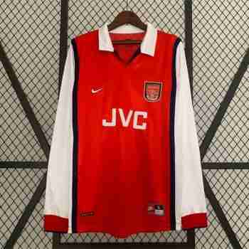 Thailande Maillot 1rd Manches Longues Arsenal Retro 1998 1999