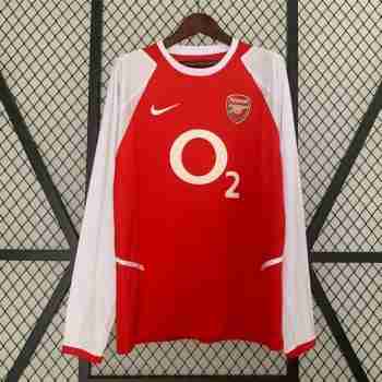 Thailande Maillot 1rd Manches Longues Arsenal Retro 2002 2004