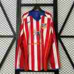 Thailande Maillot 1rd Manches Longues Atletico Madrid Retro 2004 2005