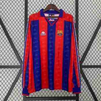 Thailande Maillot 1rd Manches Longues Barcelone Retro 1996 1997