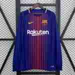 Thailande Maillot 1rd Manches Longues Barcelone Retro 2017 2018