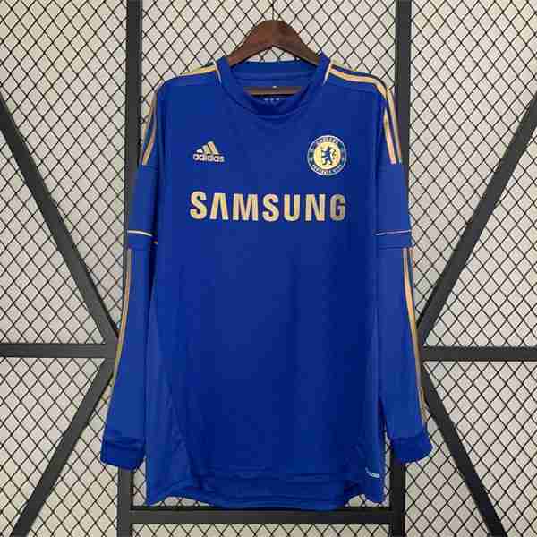 Tailandia Camiseta Chelsea 1ª Retro ML 2012 2013 Thailande Maillot 1rd Manches Longues Chelsea Retro 2012 2013