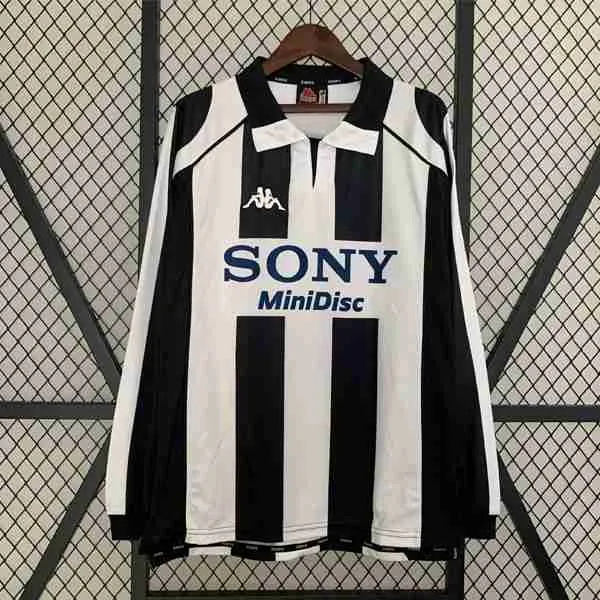 Tailandia Camiseta Juventus 1ª ML Retro 1997 1998 Thailande Maillot 1rd Manches Longues Juventus Retro 1997 1998