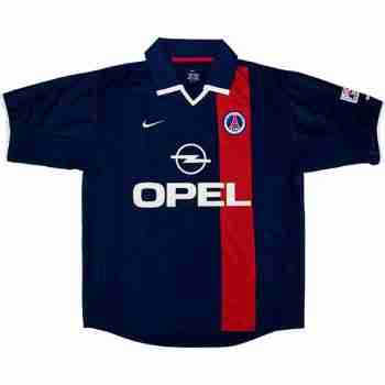 Thailande Maillot 1rd Paris Saint Germain Retro 2001 2002 Bleu