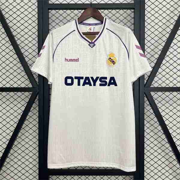 Tailandia Camiseta Real Madrid 1ª Retro 1990-1992 Thailande Maillot 1rd Real Madrid Retro 1990 1992