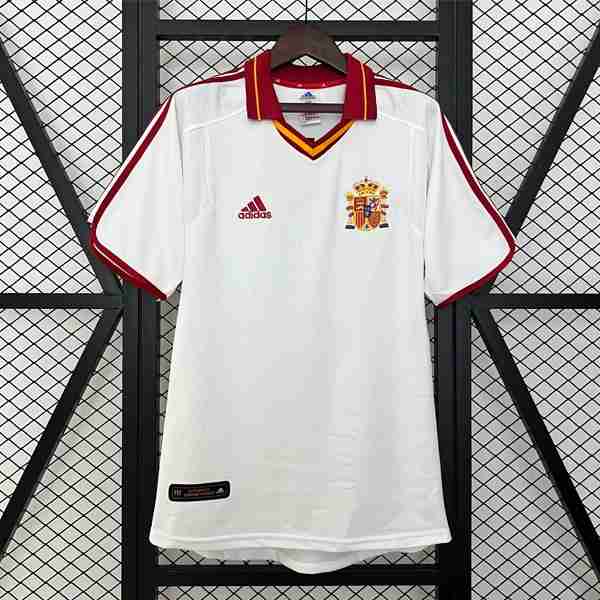 Tailandia Camiseta España 2ª Retro 2000 Thailande Maillot 2rd Espagne Retro 2000