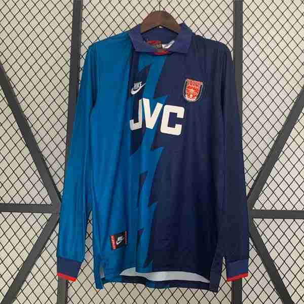 Tailandia Camiseta Arsenal 2ª ML Retro 1995 1996 Thailande Maillot 2rd Manches Longues Arsenal Retro 1995 1996