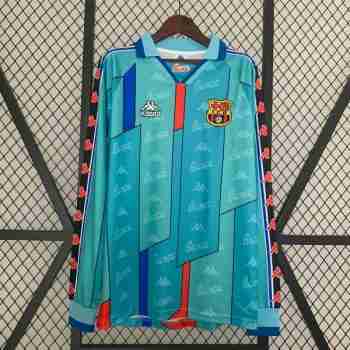 Thailande Maillot 2rd Manches Longues Barcelone Retro 1996 1997