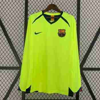 Thailande Maillot 2rd Manches Longues Barcelone Retro 2005 2006