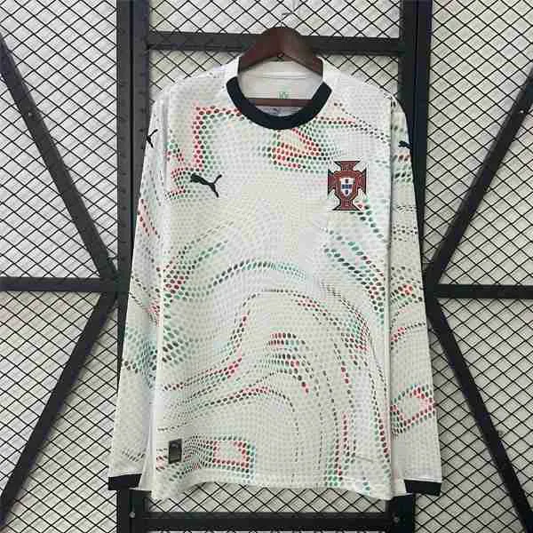 Tailandia Camiseta Portugal 2ª ML 2025 Thailande Maillot 2rd Manches Longues Portugal 2025 2026