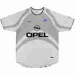 Tailandia Camiseta Paris Saint Germain 2ª Retro 2001 Gris
