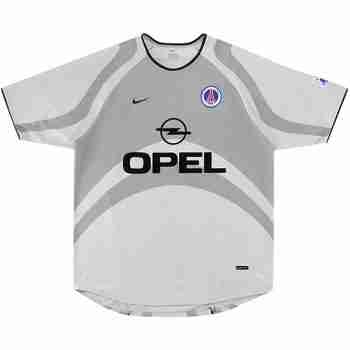 Thailande Maillot 2rd Paris Saint Germain Retro 2001 Gris