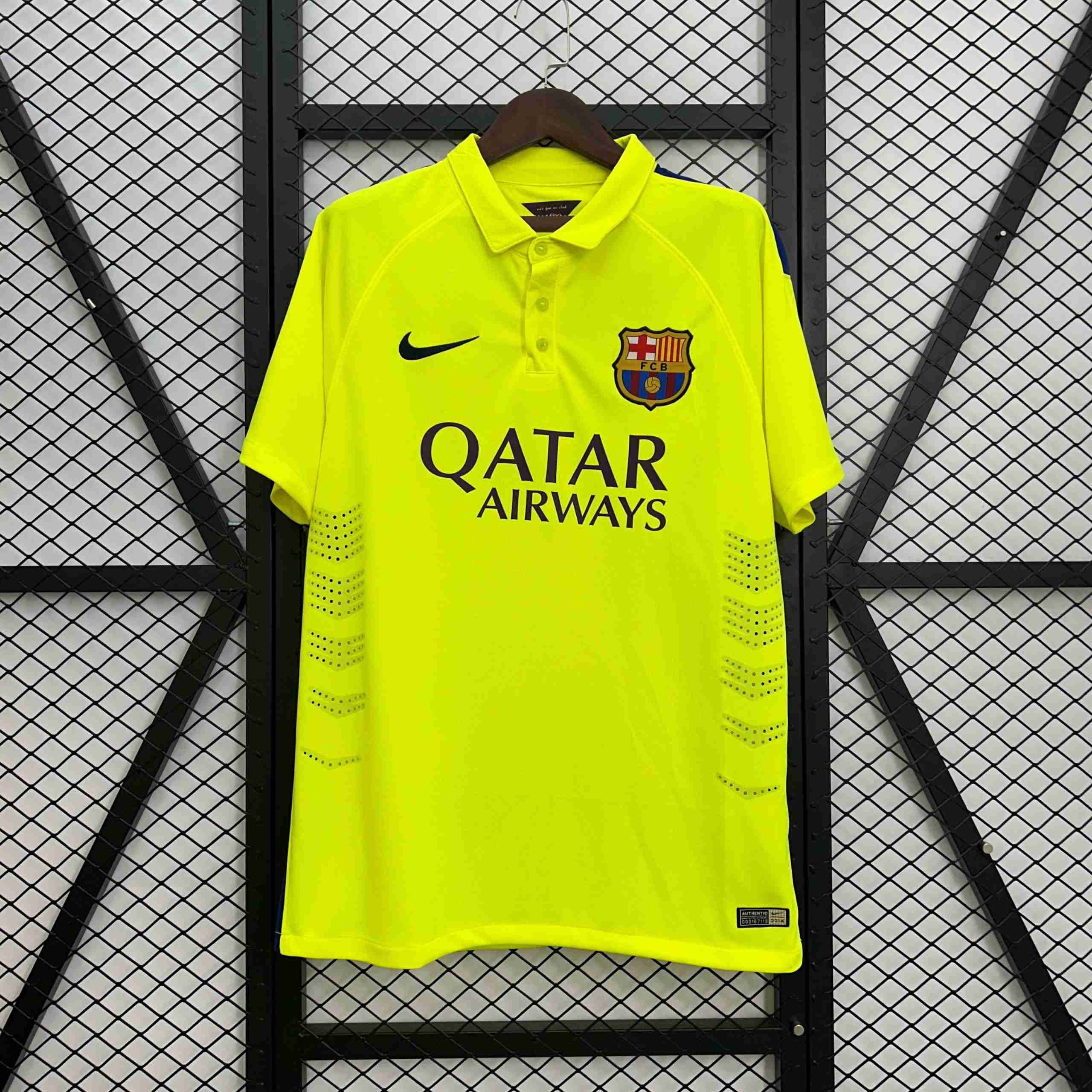 Camiseta Barcelona 3ª Retro 2014-2015 Thailande Maillot 3rd Barcelone Retro 2014 2015