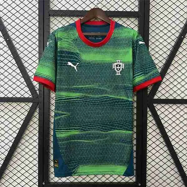 Tailandia Camiseta Portugal Training clothes 2025 Verde Thailande Maillot Entrainement Portugal 2025 26 Vert