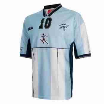 Thailande NO.10 Maradona Maillot 1rd Argentine Retro 2001_1
